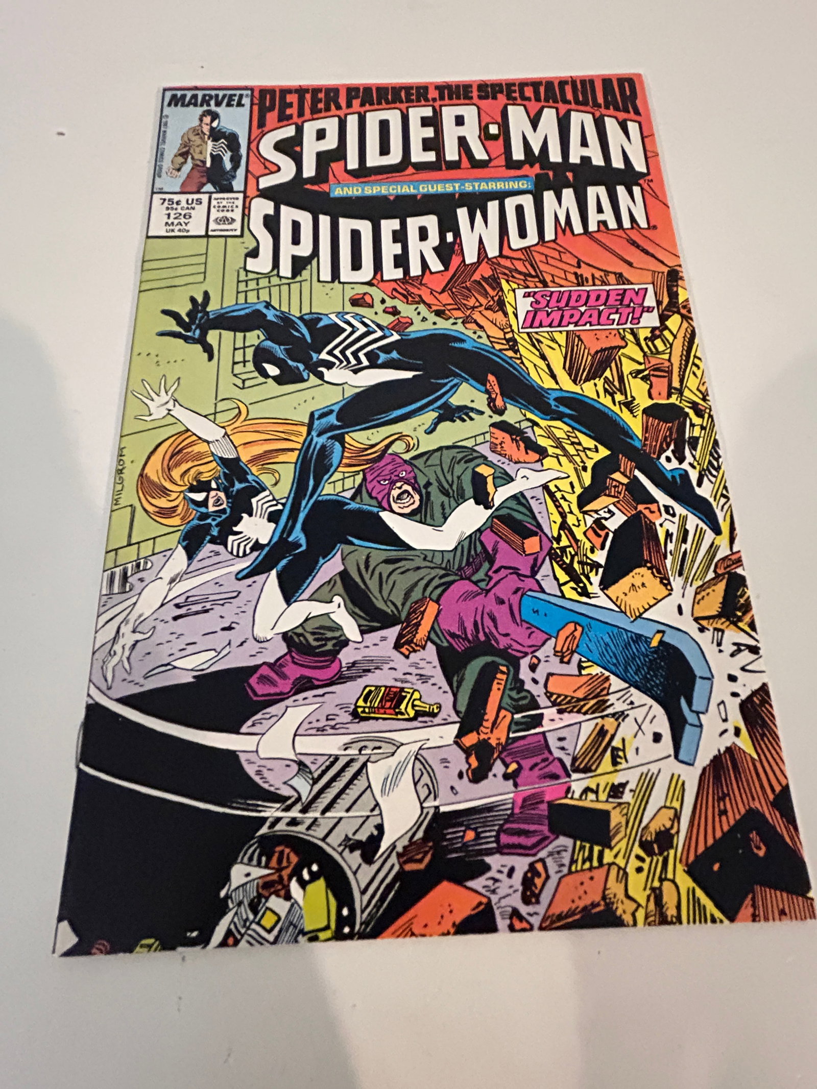 Vintage Comic Book Peter Parker Spectacular Spider-Man # 126: Item comes exactly as shown Know what you are bidding on. Carefully refer to and examine all photos, ask questions, do research, etc., to determine (Authinticity) . before bidding in order to determin