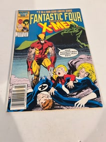 Vintage Comic Book Fanatastic four vs X-Men # 2