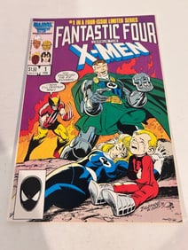 Vintage Comic Book Fanatastic four vs X-Men # 1