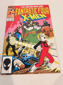 Vintage Comic Book Fanatastic four vs X-Men # 3