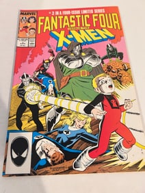 Vintage Comic Book Fanatastic four vs X-Men # 3