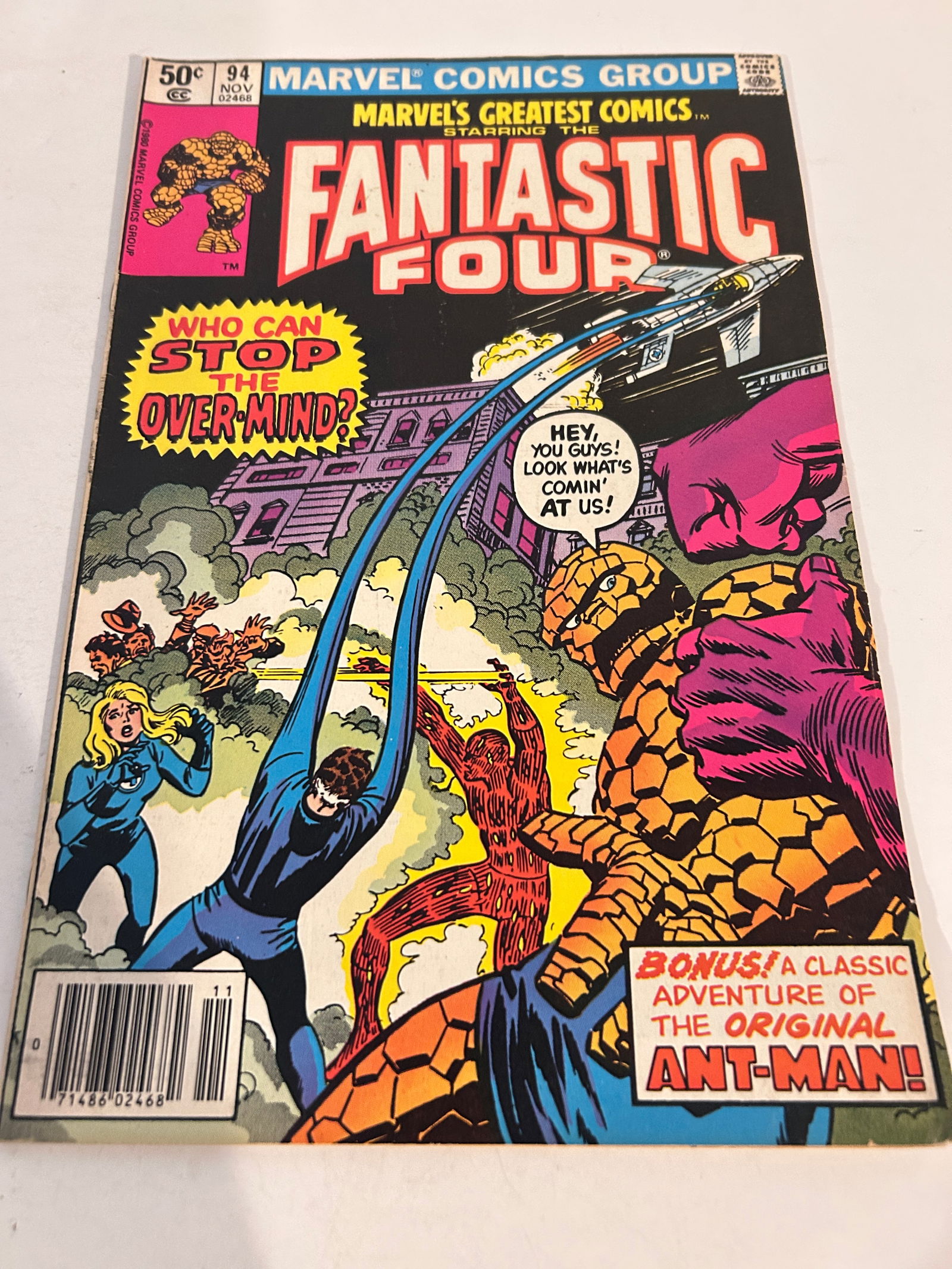 Vintage Comic Book Marvels Greatest Comics Fantastic Four # 94 (1 of 2)