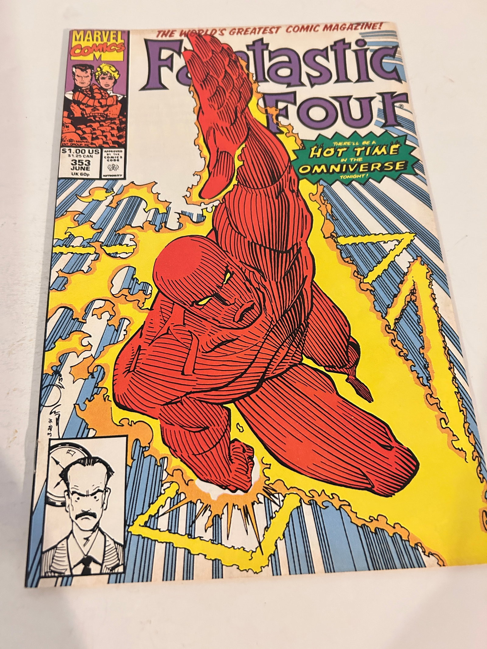 Vintage Comic Book Fantastic Four # 353: Vintage Comic Book Fantastic Four # 353 Please view all photos as they are part of the description and condition of this Item, Feel free to contact me with questions or picture requests! Used Item AS 