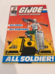 Vintage Comic Book G.I.JOE European Missions # 12