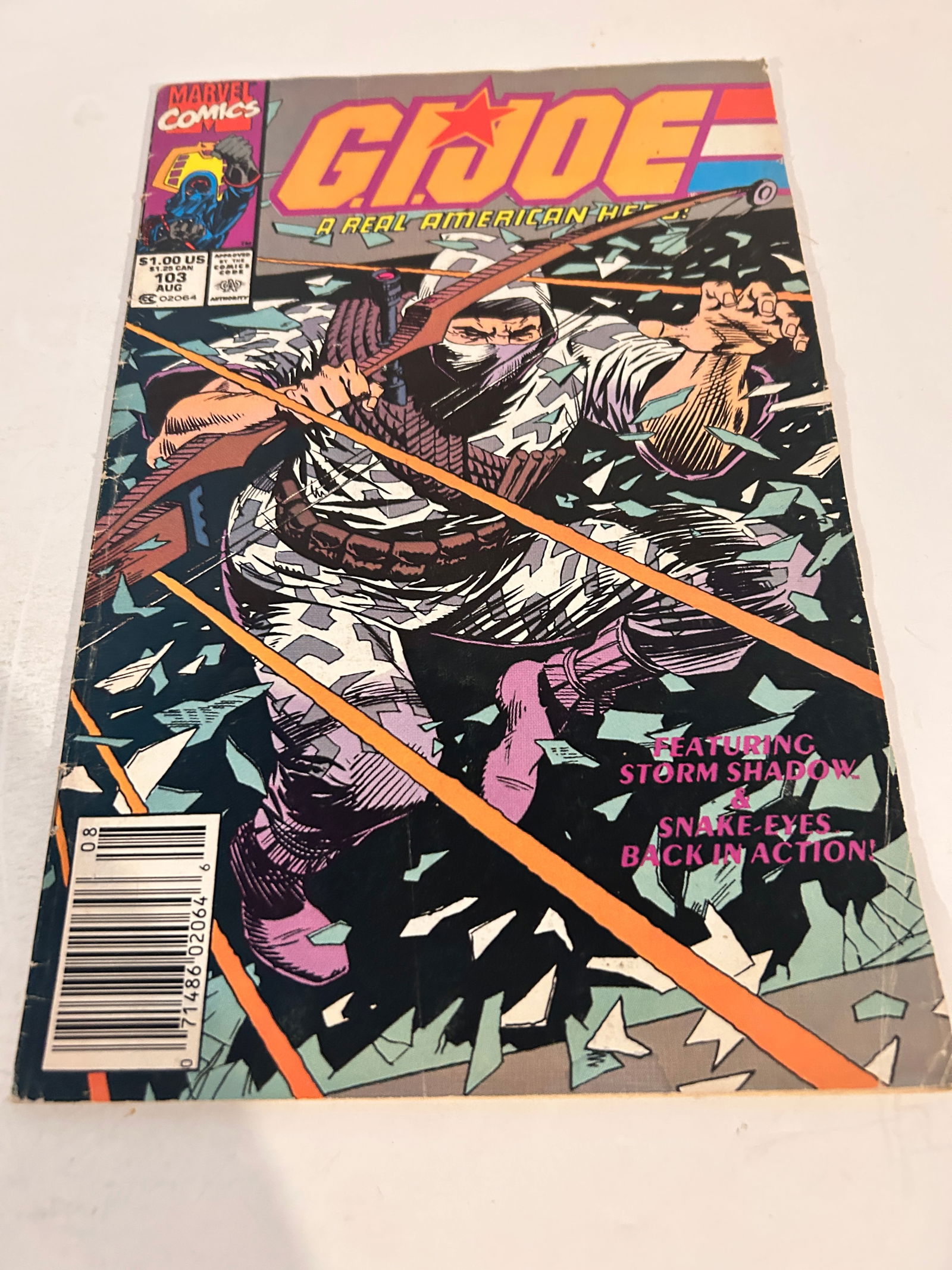 Vintage Comic Book G.I.JOE A Real American Hero # 103 (1 of 2)