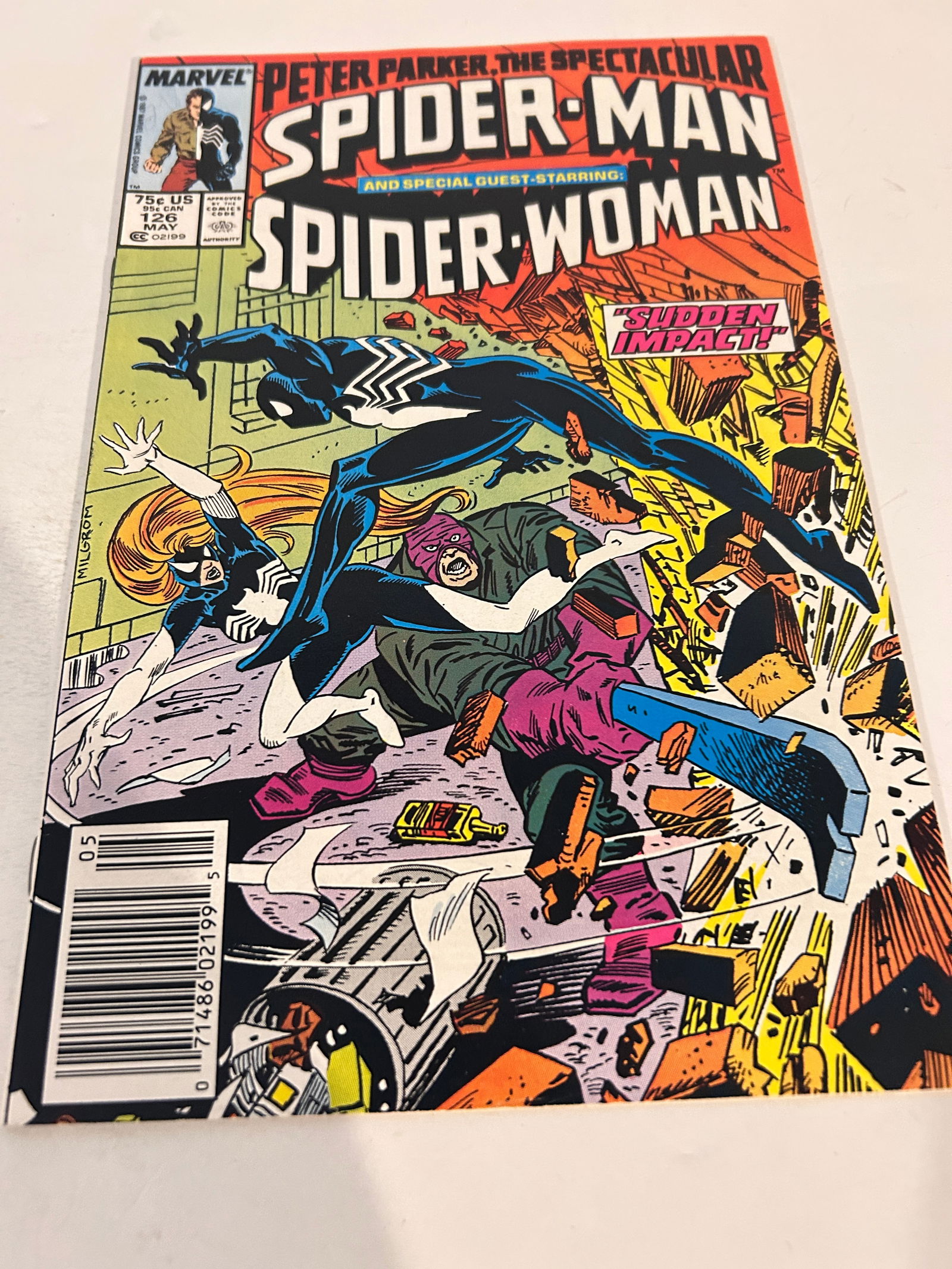 Vintage Comic Book Peter Parker Spider-Man & Spider-Woman # 126 (1 of 2)