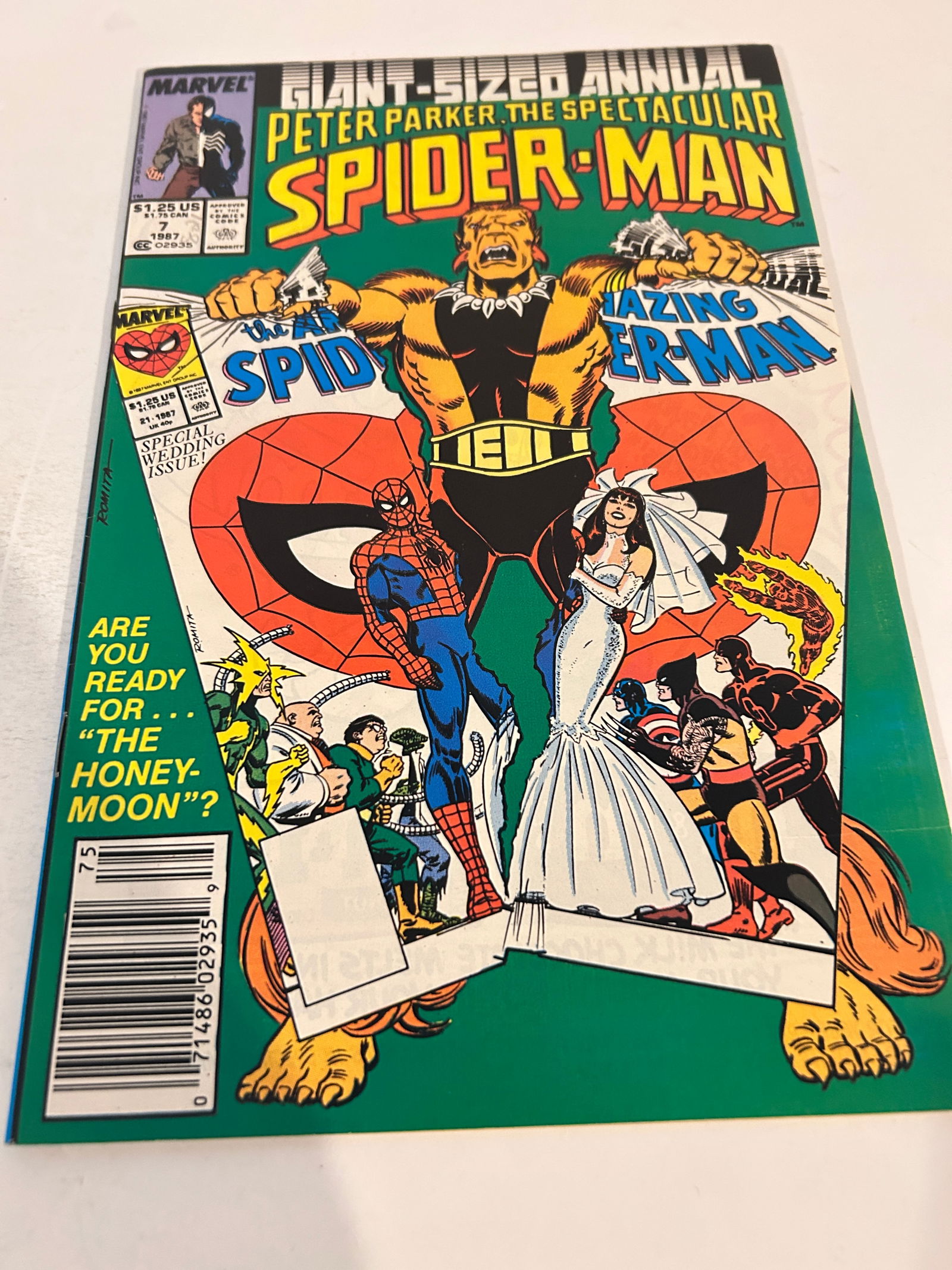 Vintage Comic Book Peter Parker Spider-Man Annual # 7 (1 of 2)