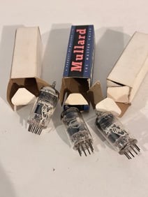 Vintage Lot of 3 Mixed 6DJ8 Tubes