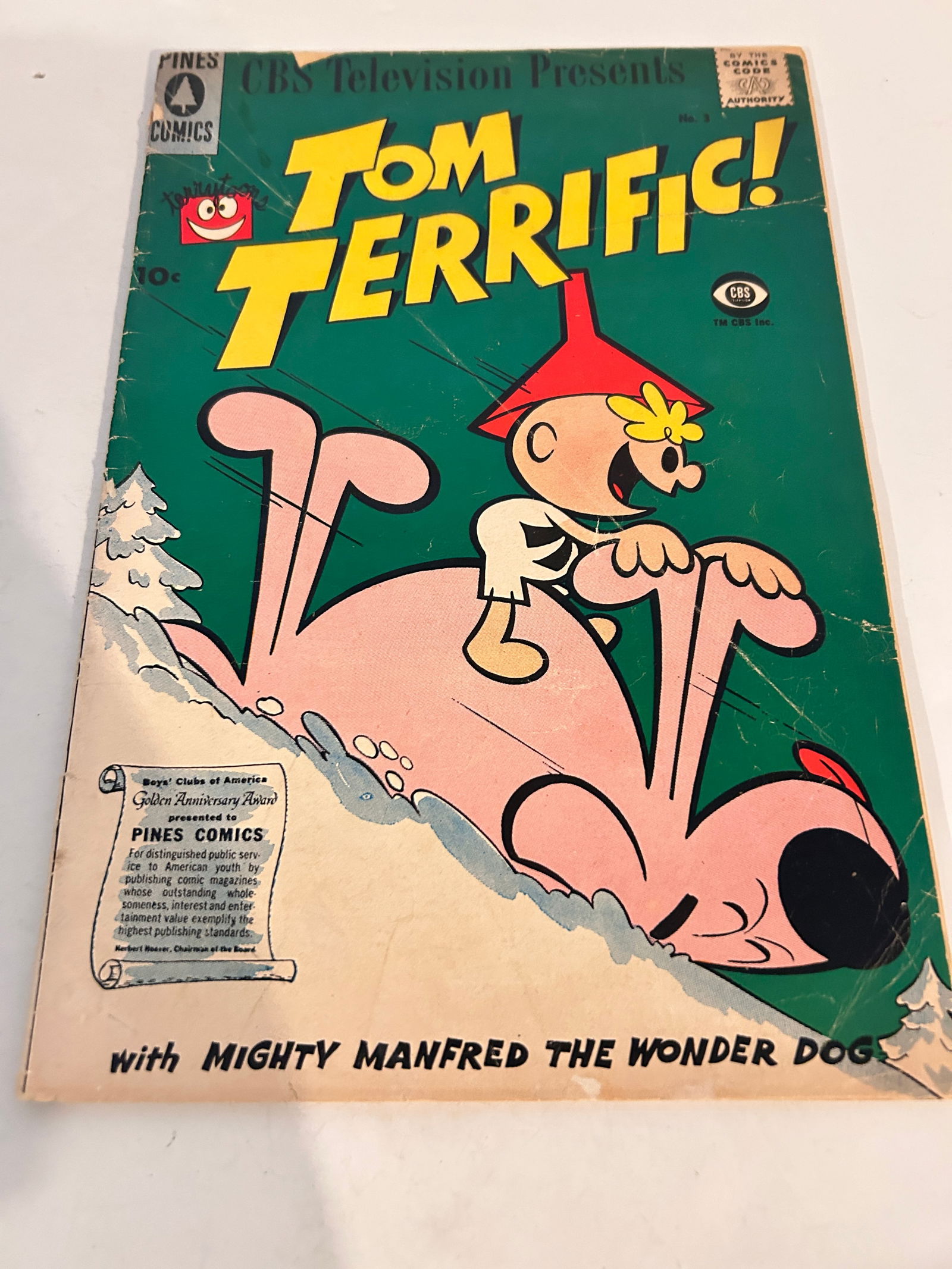 Vintage Comic Book Tom Terrific # 3 (1 of 2)