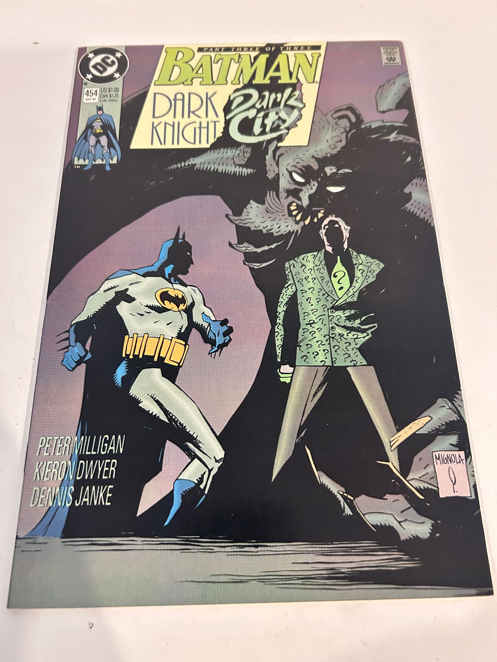 Vintage Comic Book Batman Dark Knight # 454 (1 of 2)
