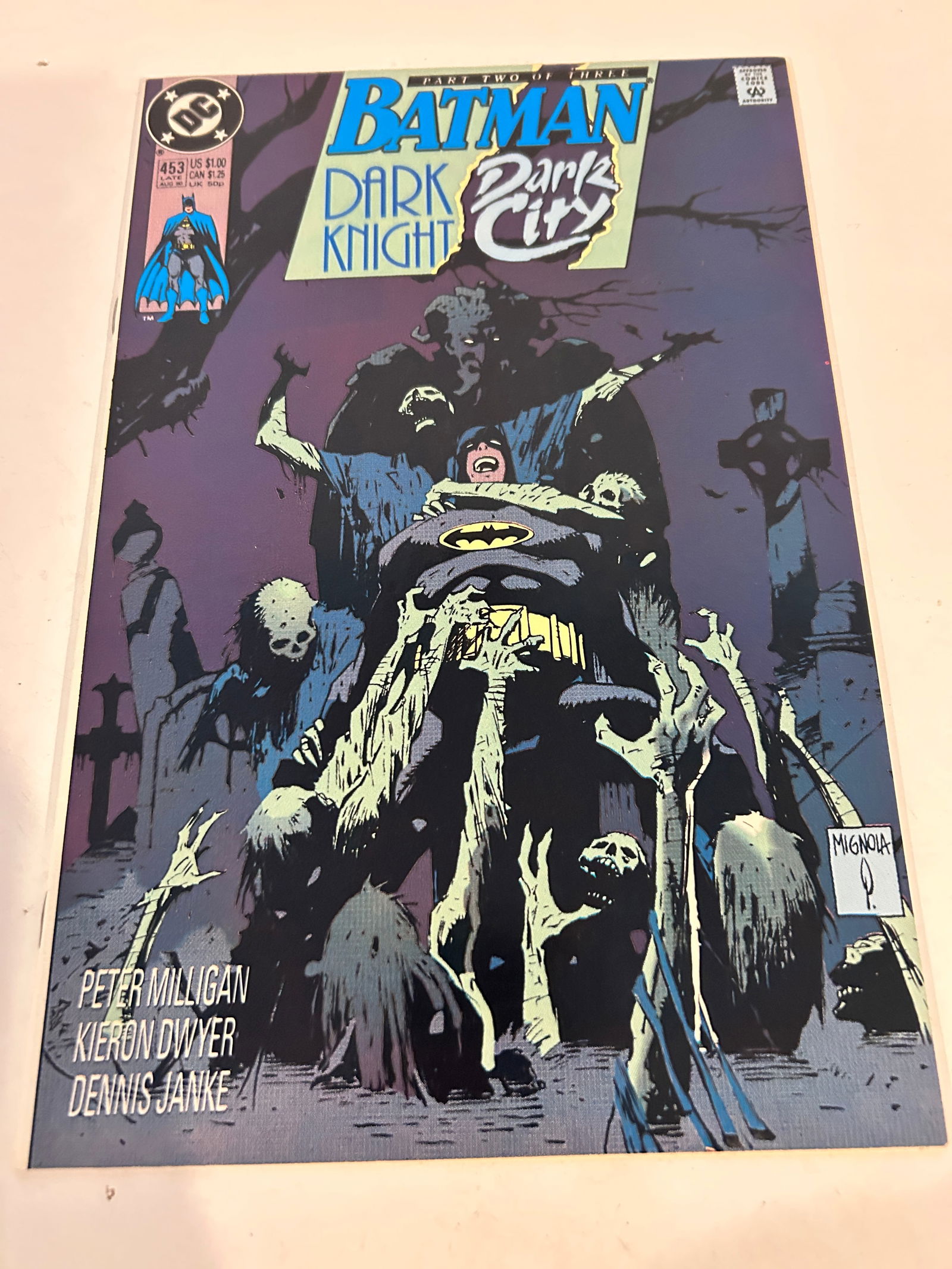Vintage Comic Book Batman Dark Knight # 453 (1 of 2)
