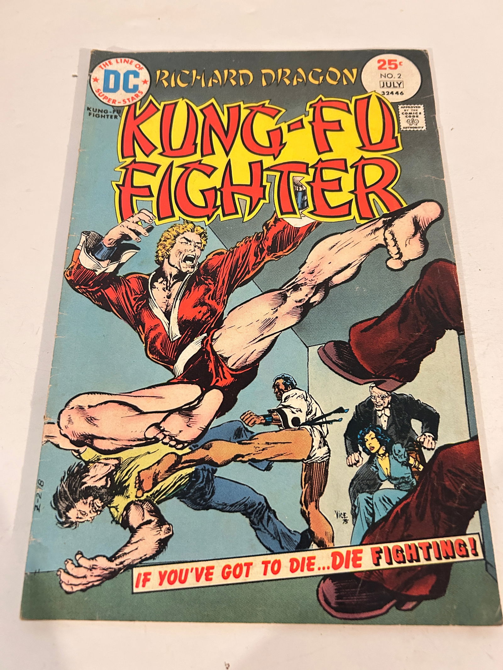 Vintage Comic Book Kung-Fu Fighter # 2 (1 of 2)