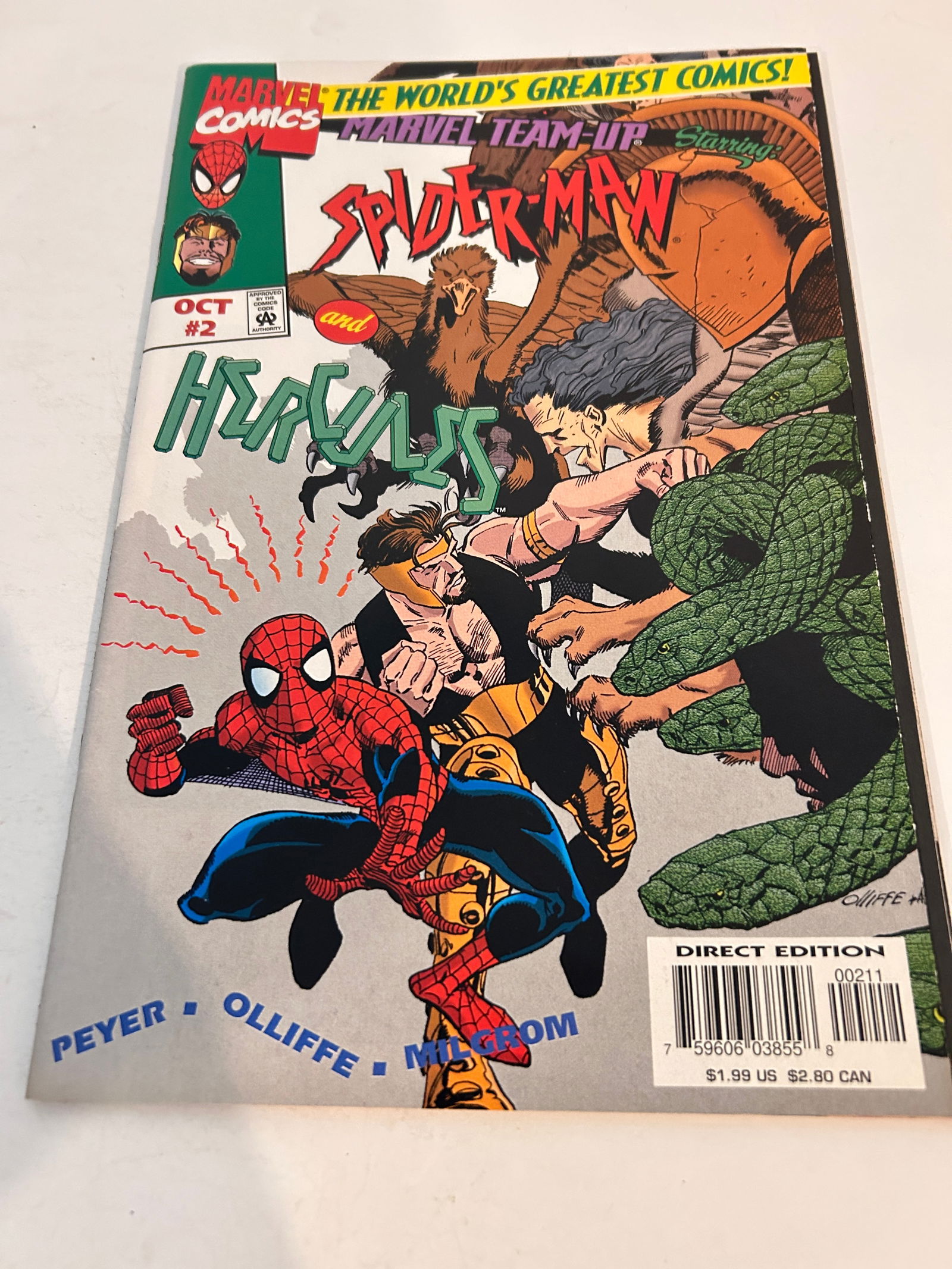 Vintage Comic Book Marvel Team-Up Spider-Man # 2 (1 of 2)