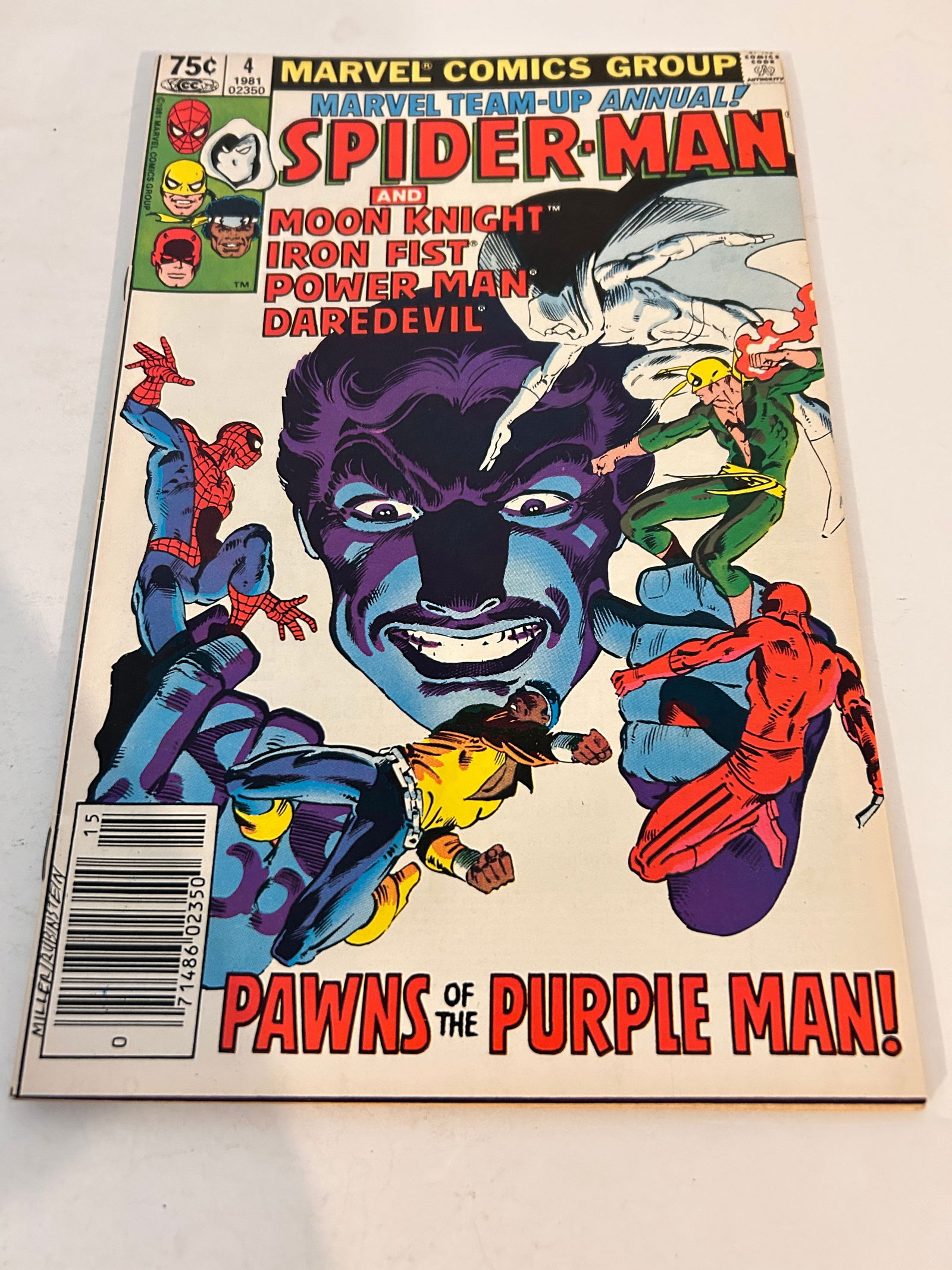 Vintage Comic Book Marvel Team-Up # 4 Annual (1 of 2)
