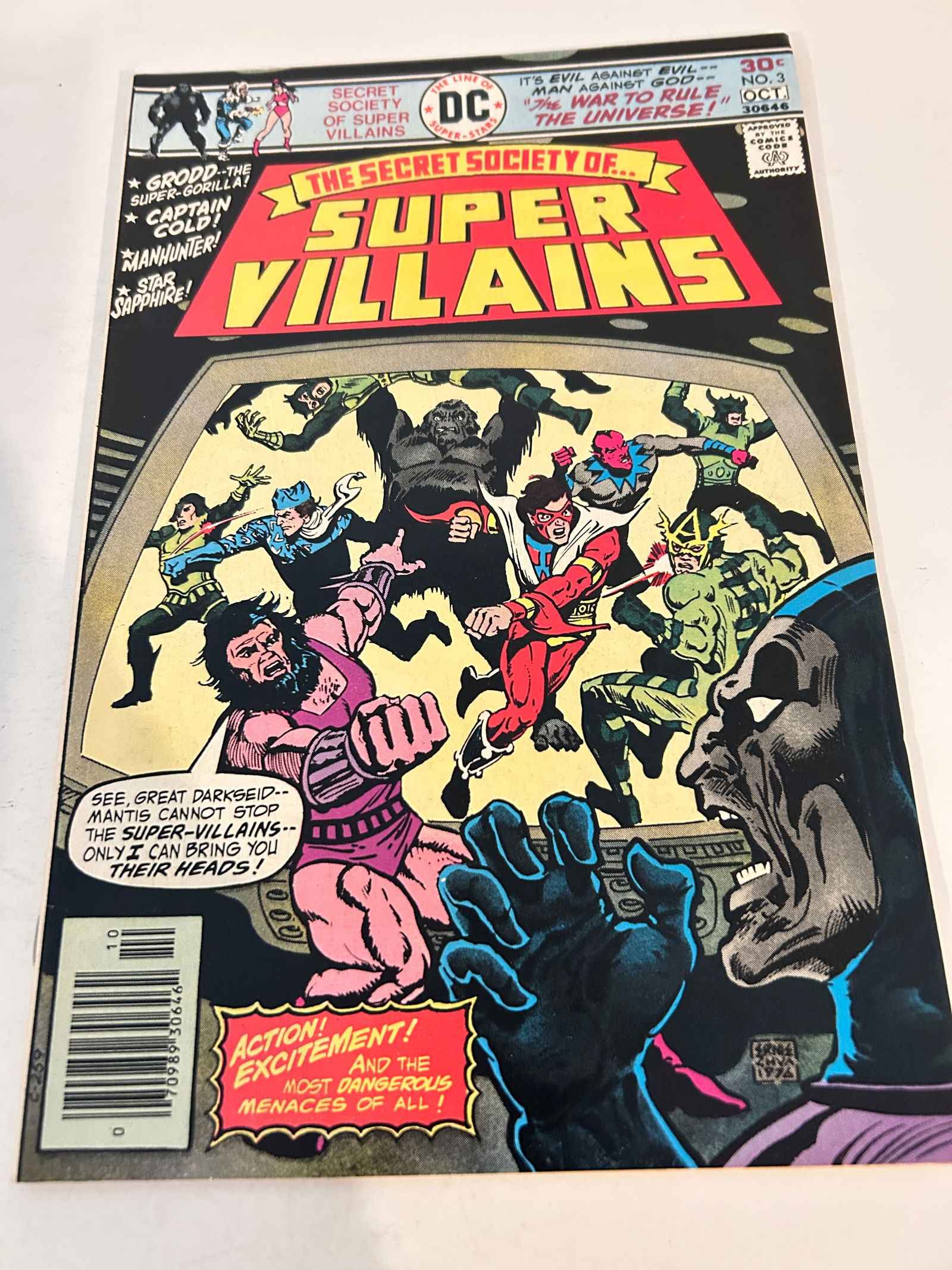 Vintage Comic Book Super-Villains # 3 (1 of 2)
