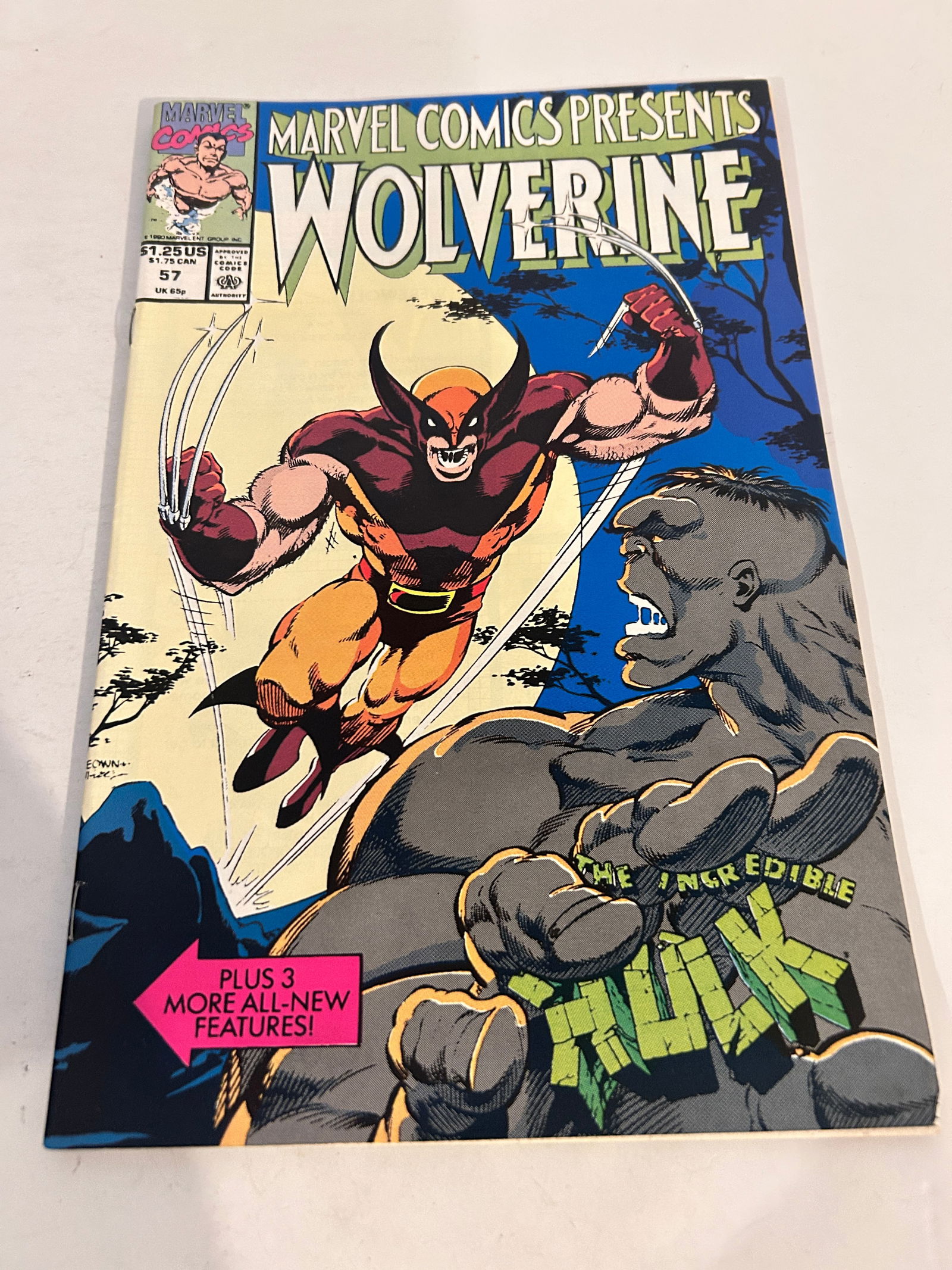 Vintage Comic Book Marvel Comics Presents # 57 (1 of 2)