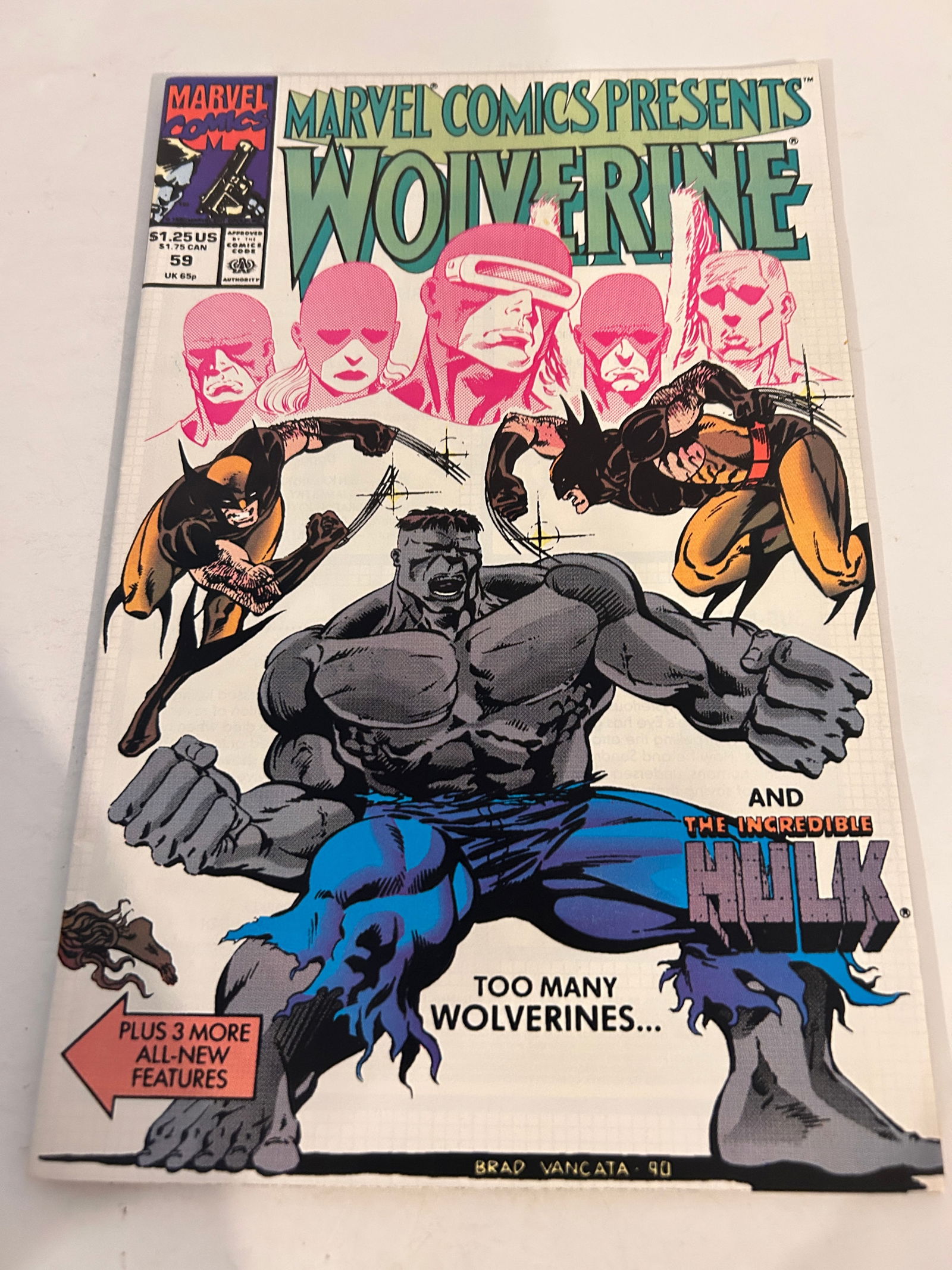 Vintage Comic Book Marvel Comics Presents # 59 (1 of 2)