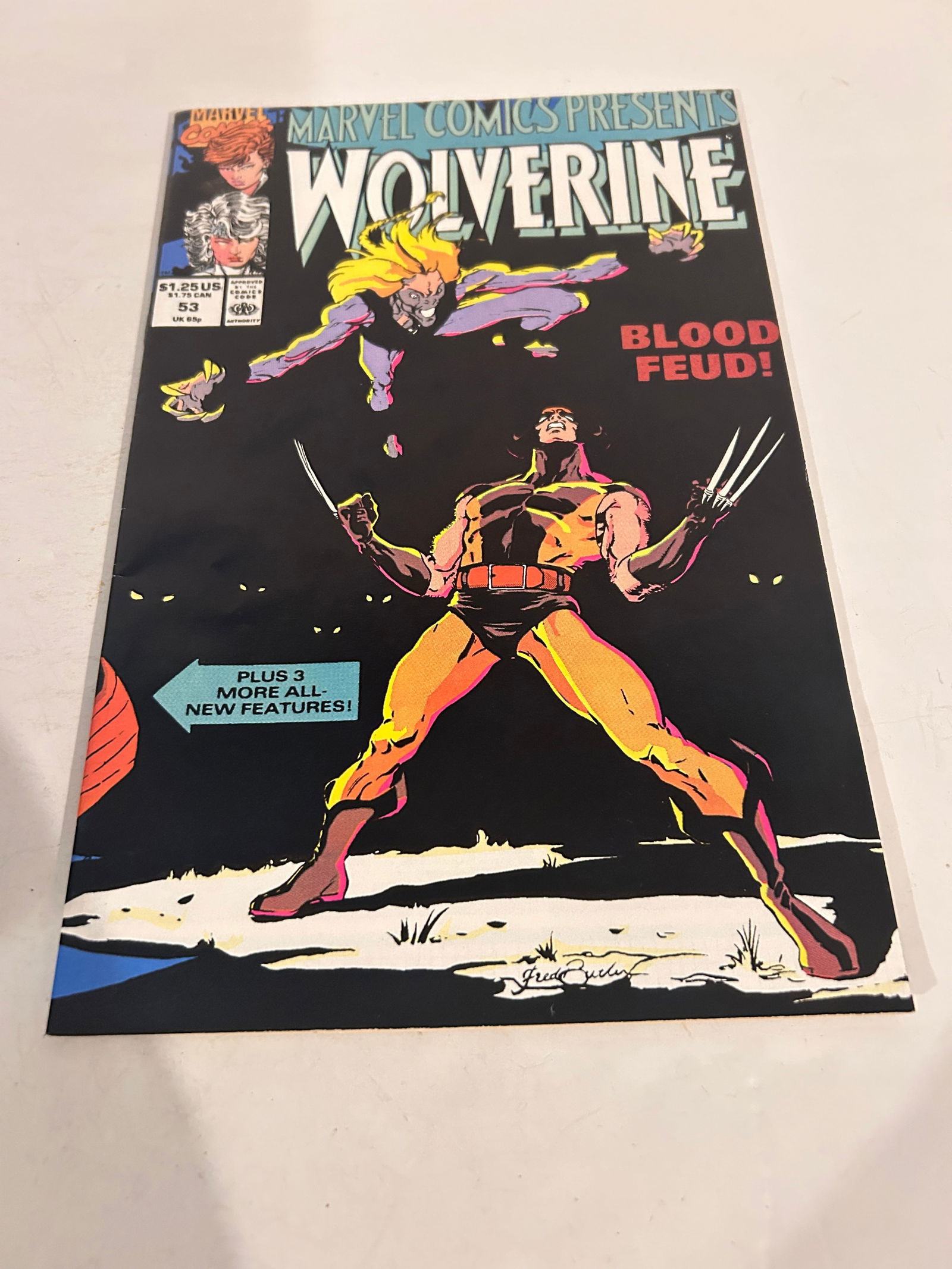 Vintage Comic Book Marvel Comics Presents # 53 (1 of 2)