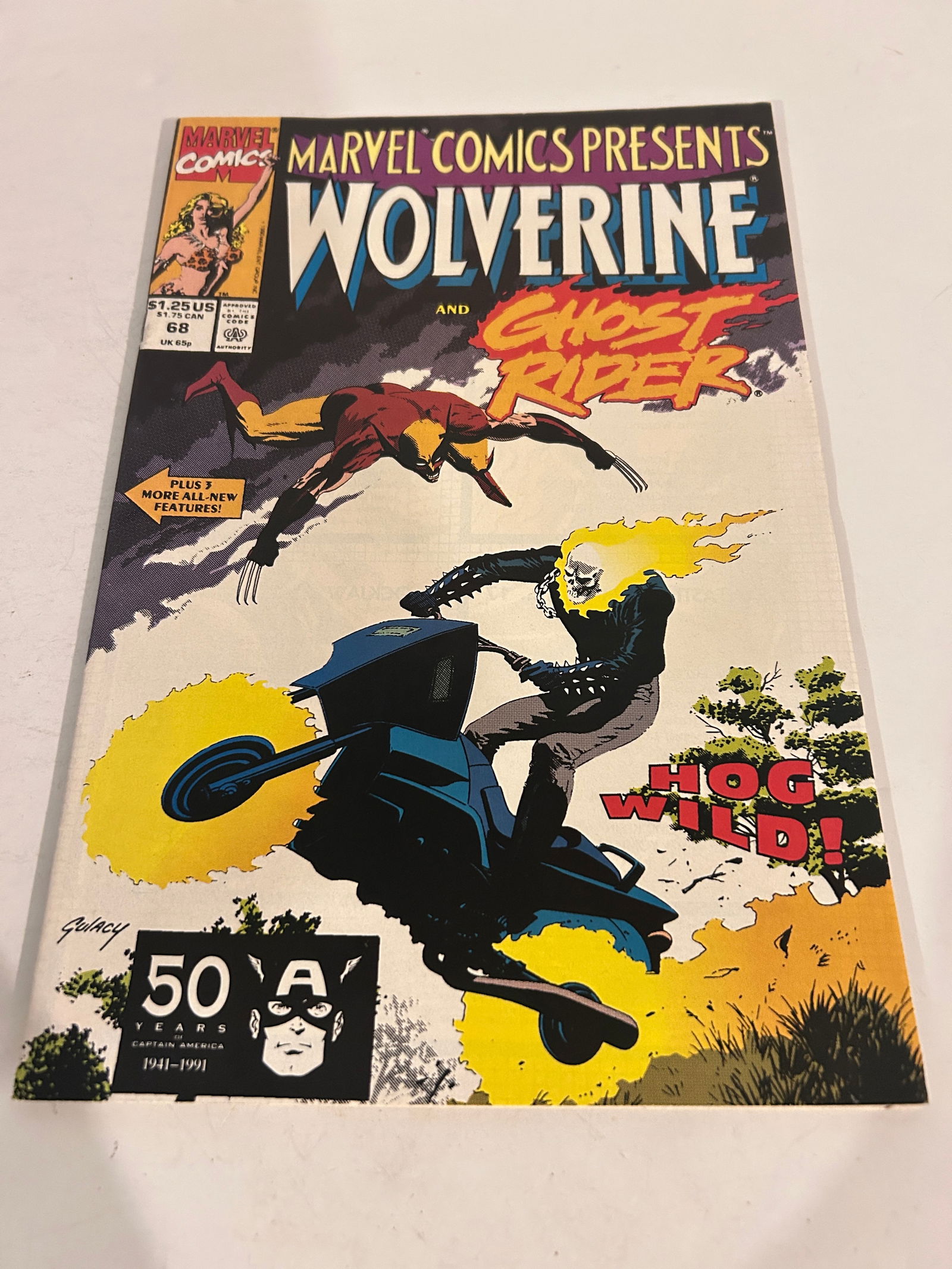 Vintage Comic Book Marvel Comics Presents # 68 (1 of 2)