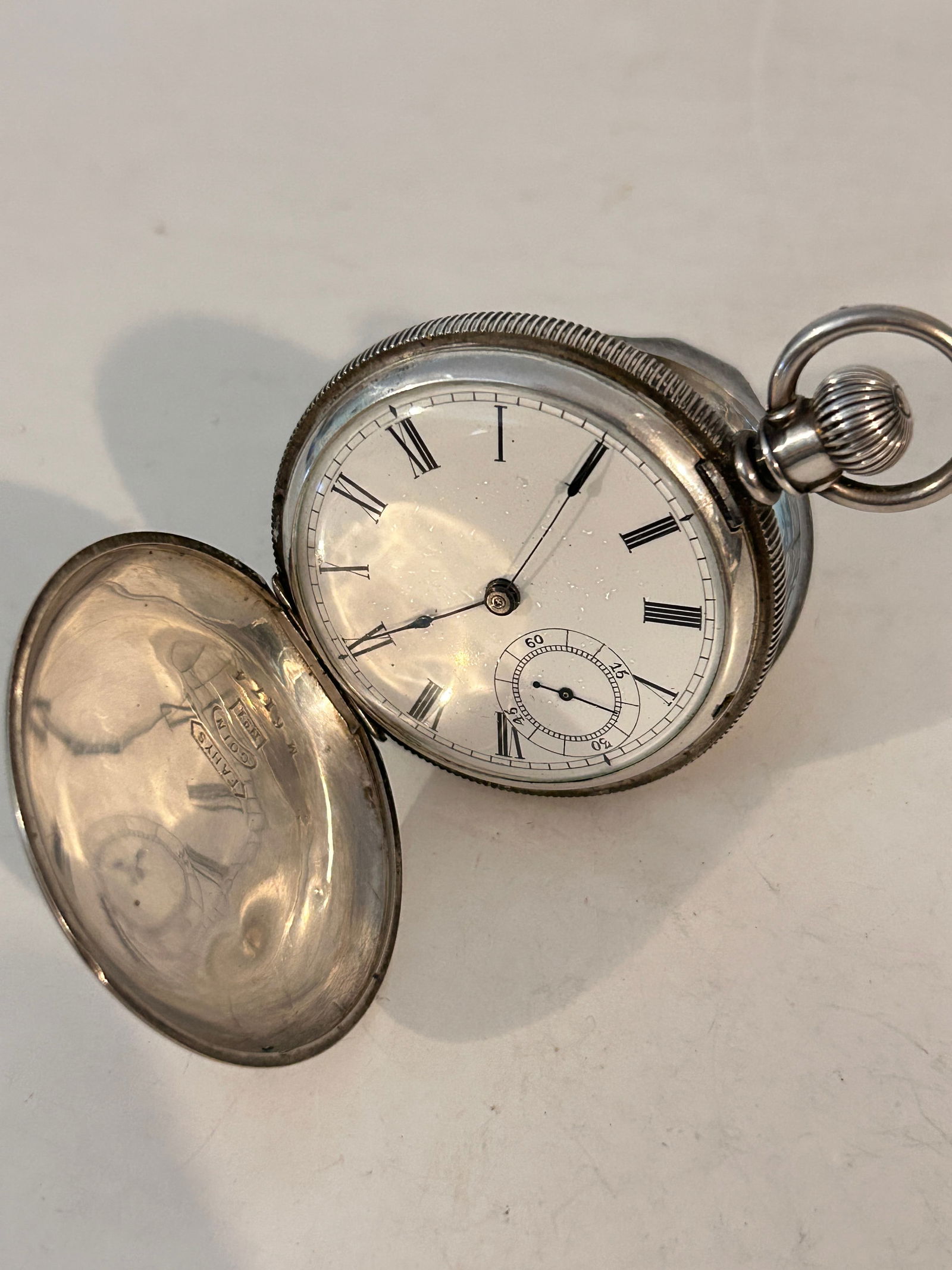 Pocket Watch American Waltham Silver Antique Working Vintage - Rare (1 of 7)