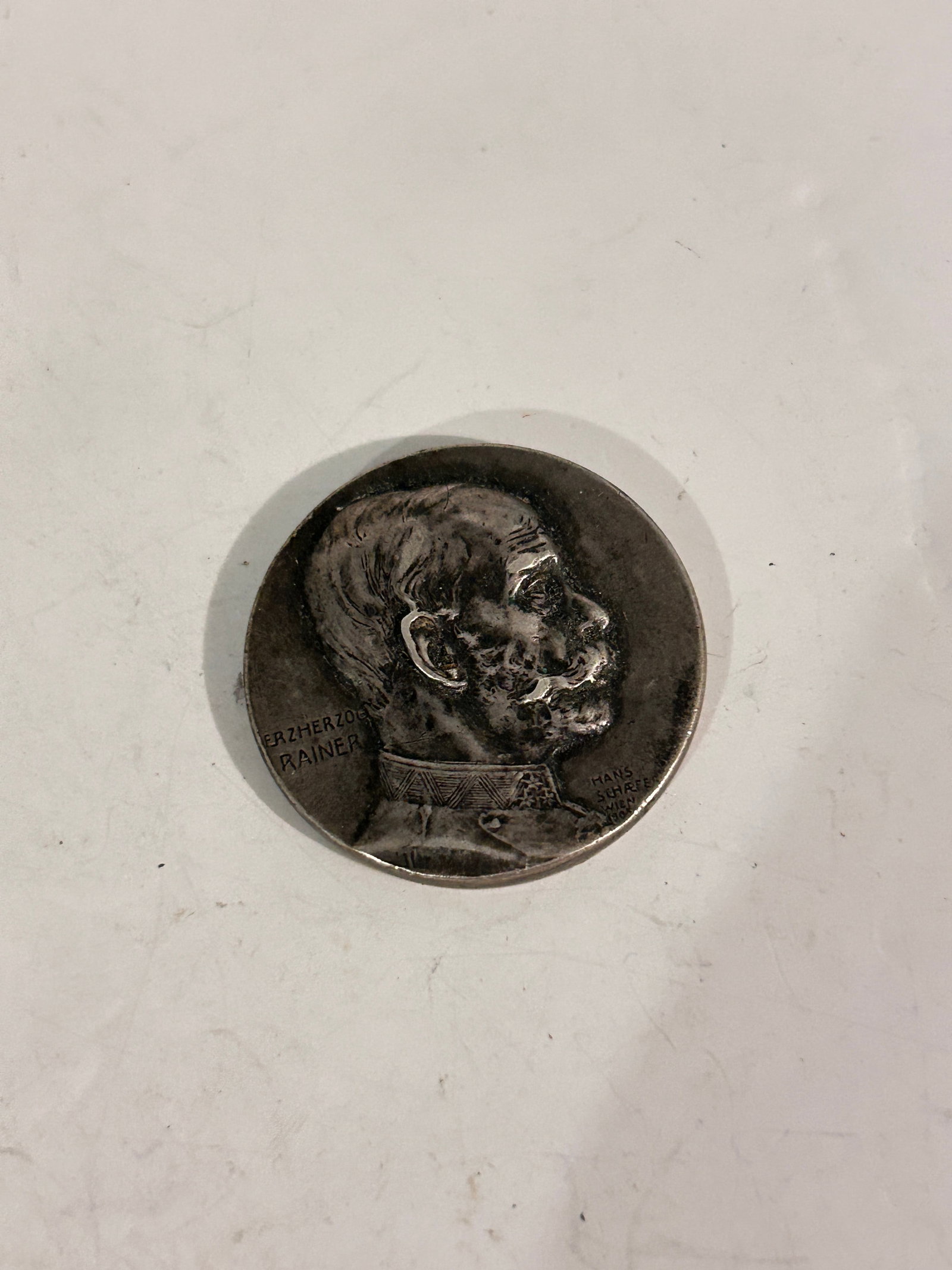Vintage erzherzog rainer 1906 coin 800 silver: Item comes exactly as shown Know what you are bidding on. Carefully refer to and examine all photos, ask questions, do research, etc., to determine (Authinticity) . before bidding in order to determin