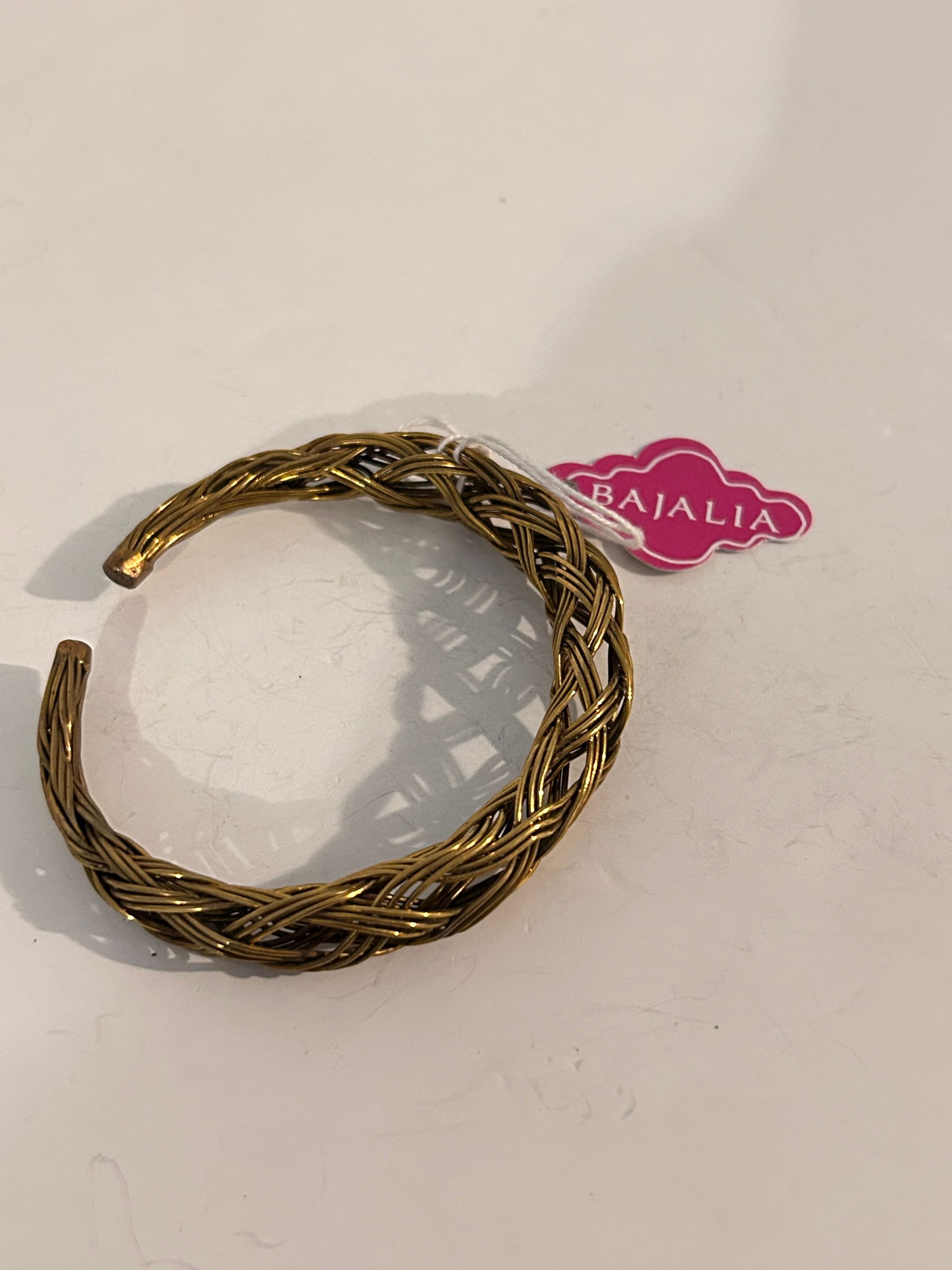 Bajalia brass cuff bracelet Bracelet Sz 8": Item comes exactly as shown Know what you are bidding on. Carefully refer to and examine all photos, ask questions, do research, etc., to determine (Authinticity) . before bidding in order to determin