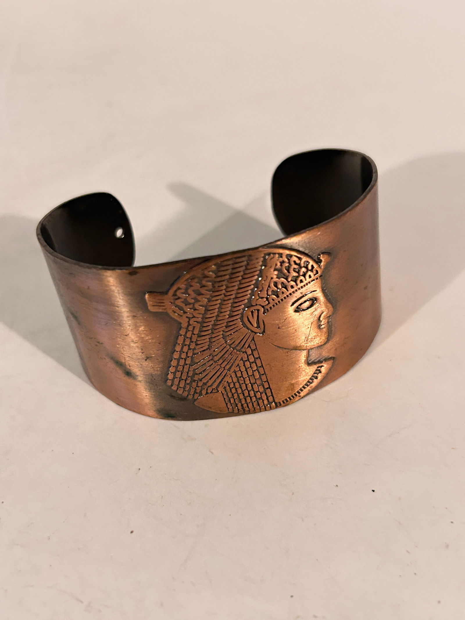 Vintage copper glad cuff Bracelet 7" (1 of 4)