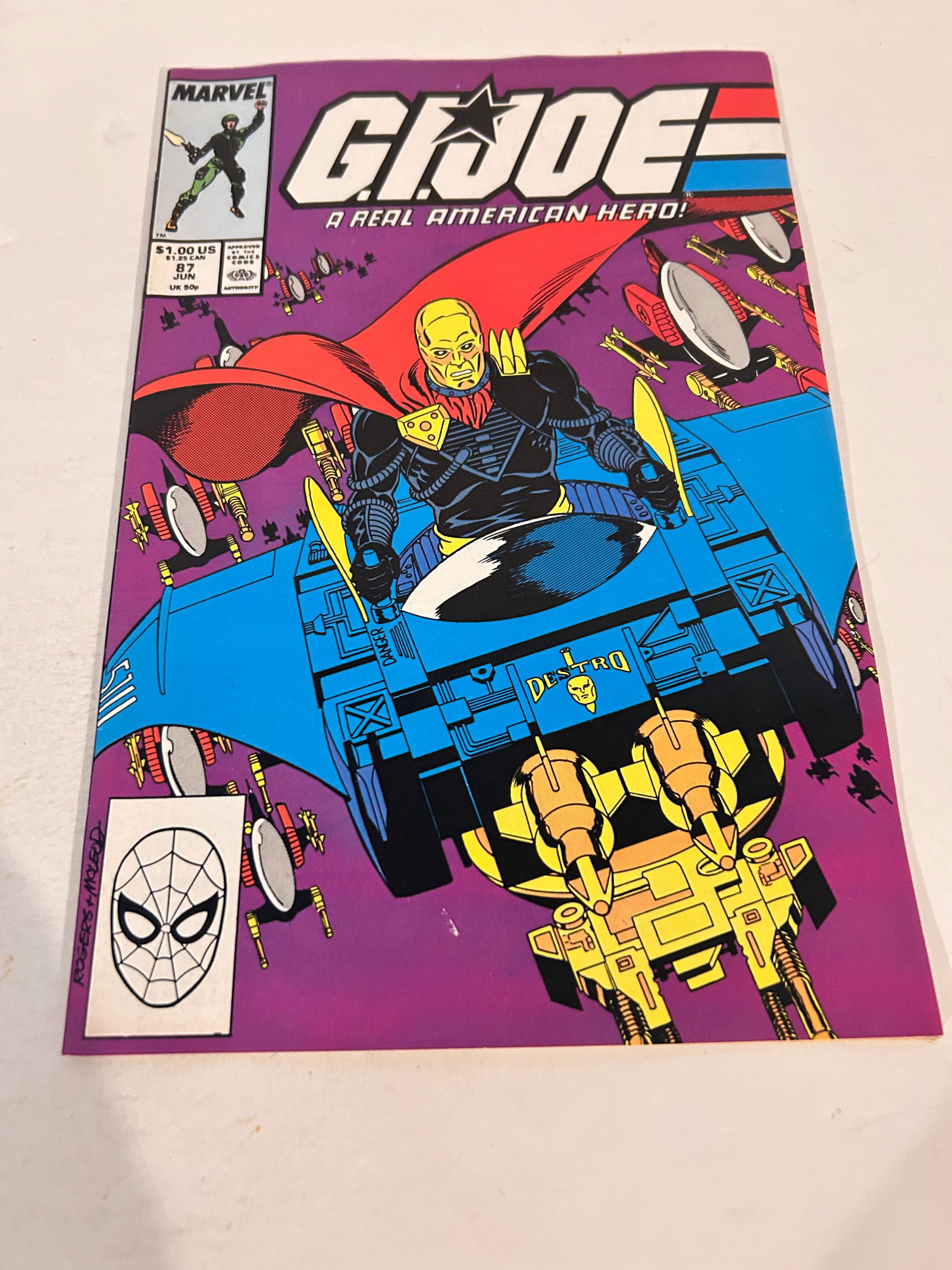Vintage Comic Book G.I.JOE A Real American Hero # 87 (1 of 2)