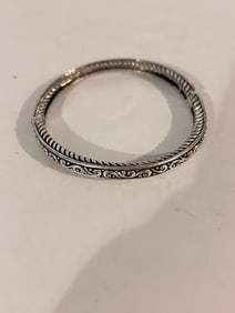 Vintage silver tone Bracelet 7"