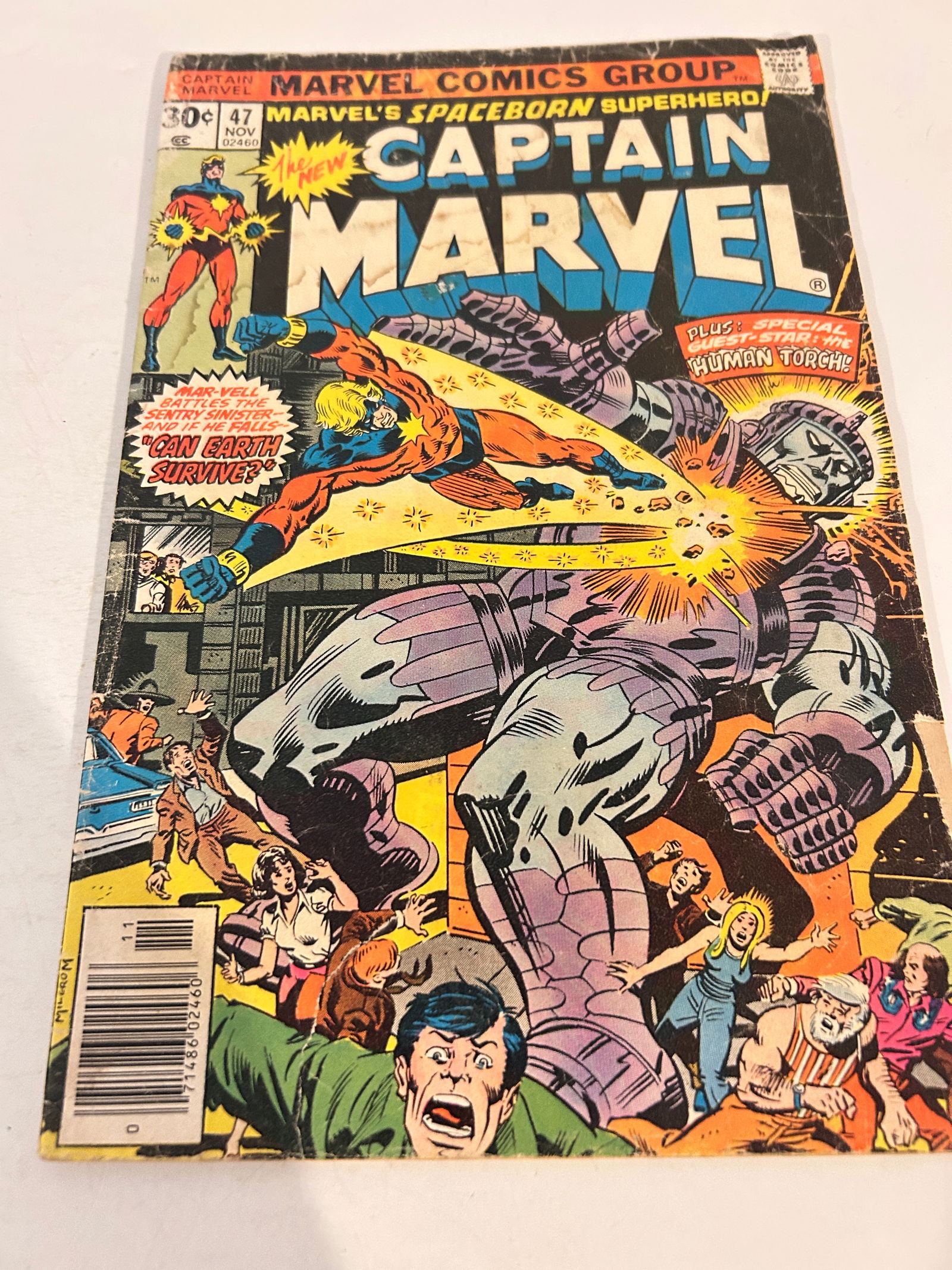 Vintage Comic Book Captain Marvel # 47 (1 of 2)