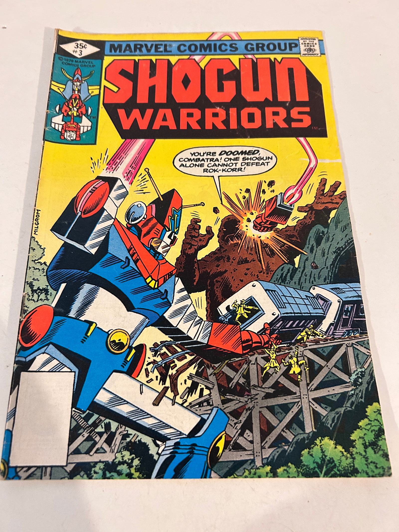 Vintage Comic Book Shogun Warriors # 3 (1 of 2)