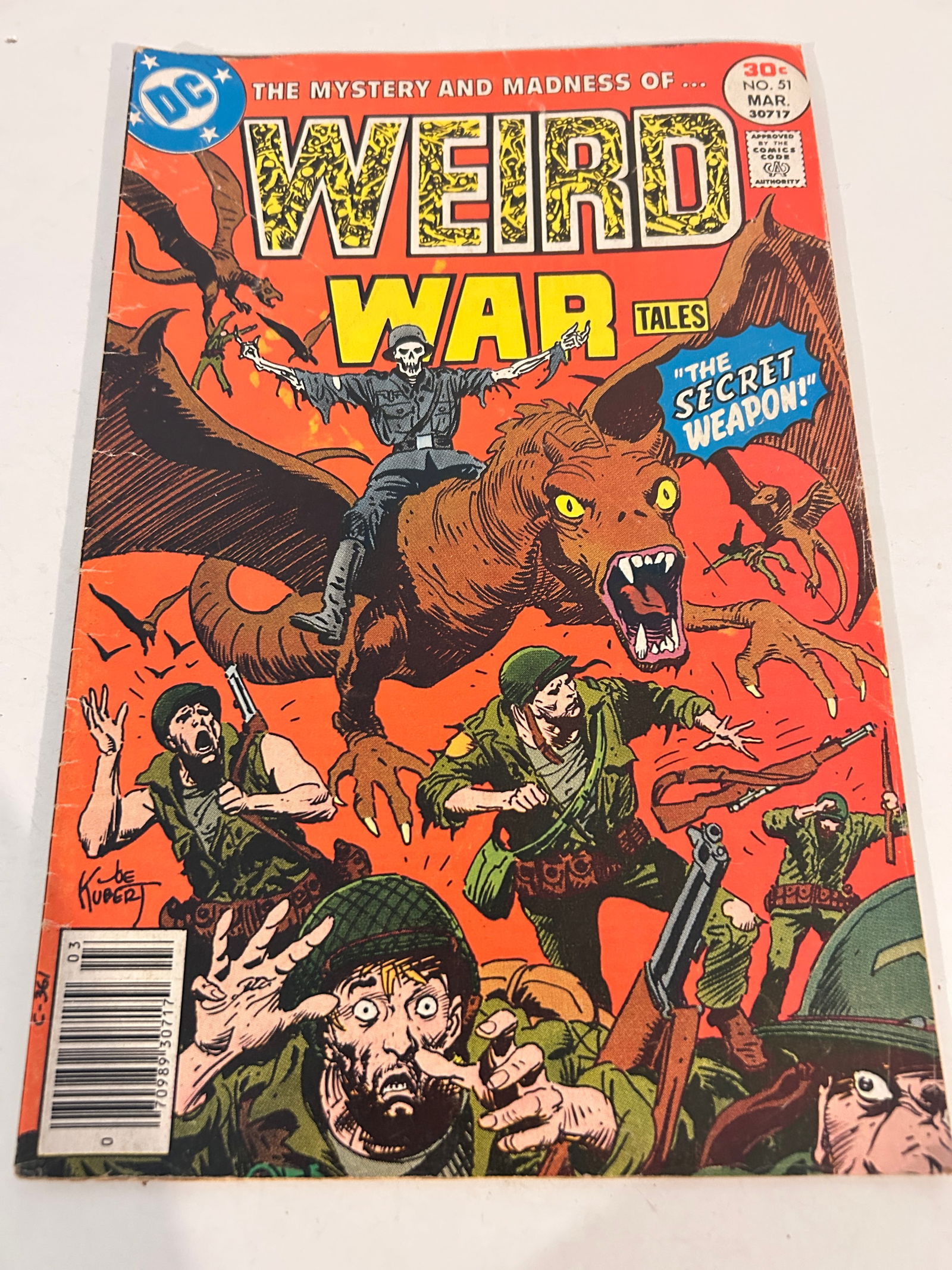 Vintage Comic Book Weird War tales # 51 (1 of 2)