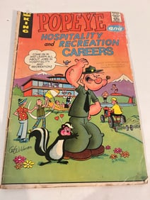 Vintage Comic Book Popeye