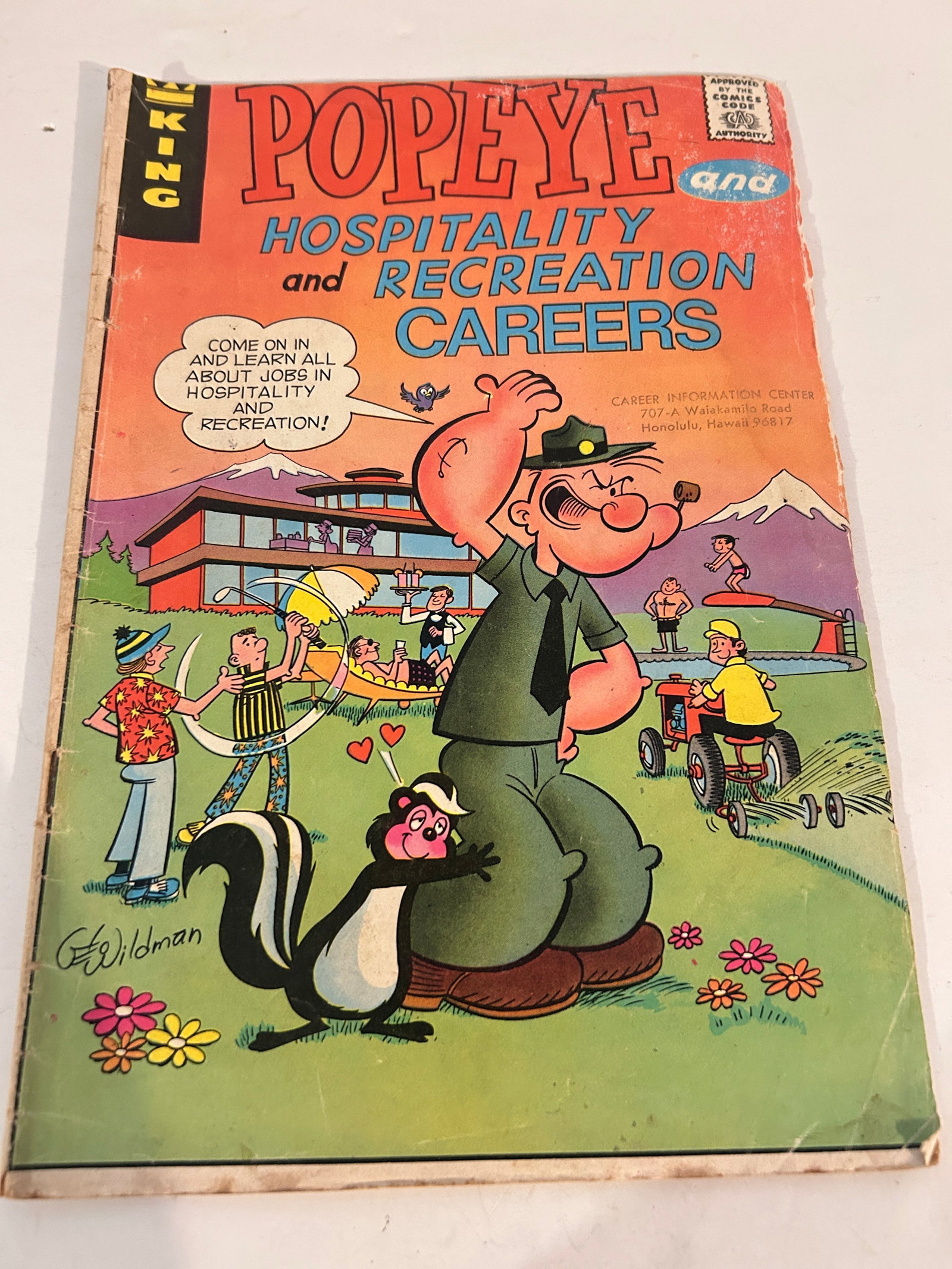 Vintage Comic Book Popeye: Vintage Comic Book Popeye Please view all photos as they are part of the description and condition of this Item, Feel free to contact me with questions or picture requests! Used Item AS IS