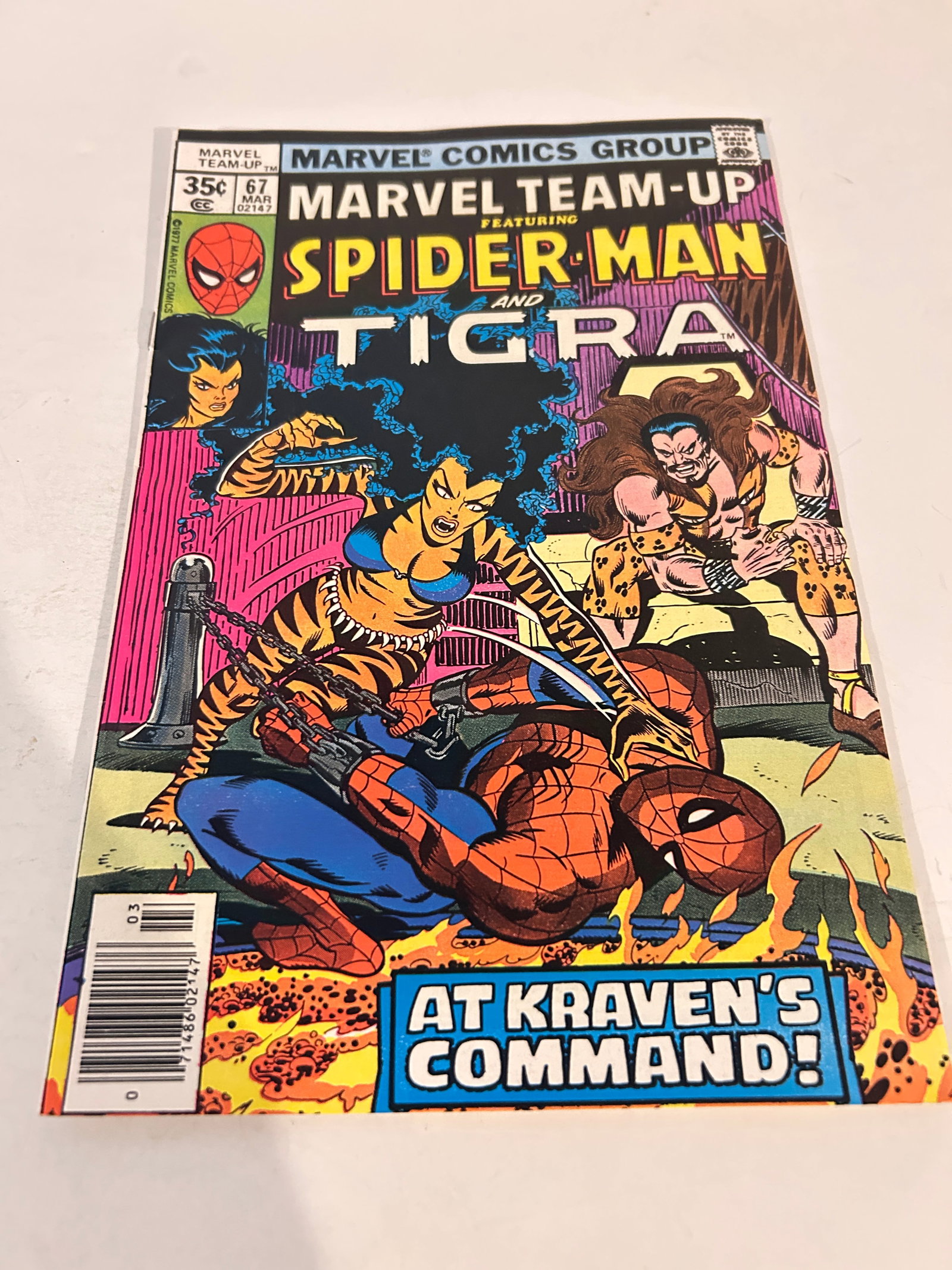Vintage Comic Book Marvel Team-Up # 67: Vintage Comic Book Marvel Team-Up # 67 Please view all photos as they are part of the description and condition of this Item, Feel free to contact me with questions or picture requests! Used Item AS I