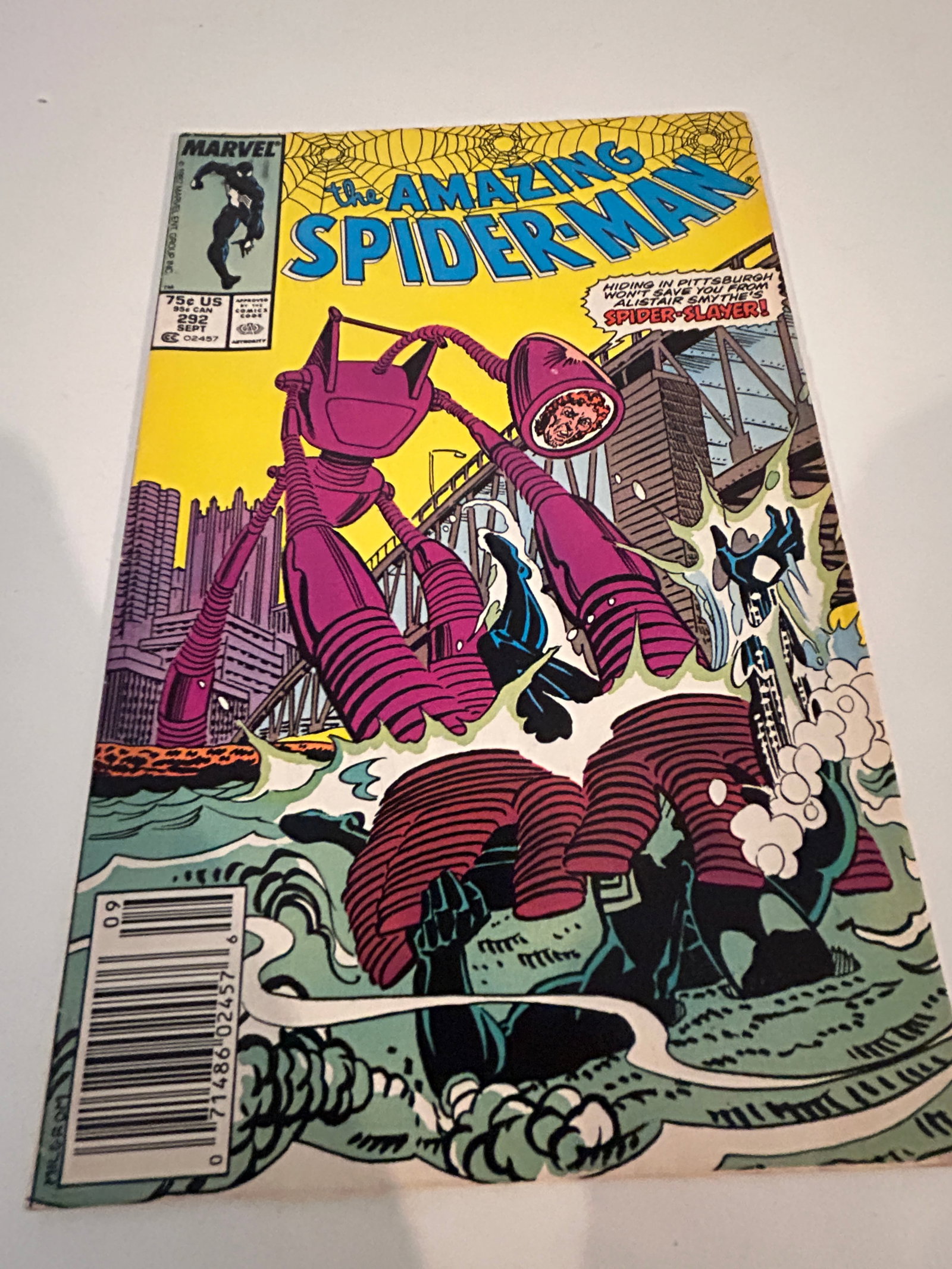 Vintage Comic Book The Amazing Spider-Man # 292: Item comes exactly as shown Know what you are bidding on. Carefully refer to and examine all photos, ask questions, do research, etc., to determine (Authinticity) . before bidding in order to determin
