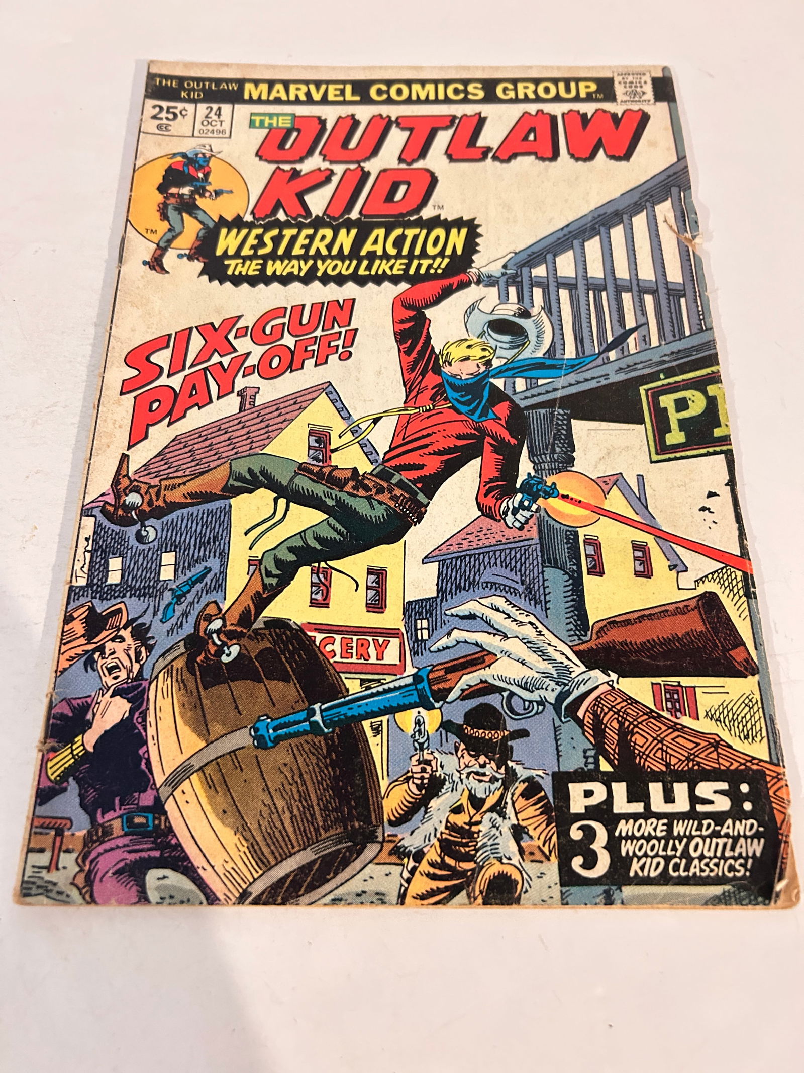 Vintage Comic Book Outlaw Kid # 24 (1 of 2)