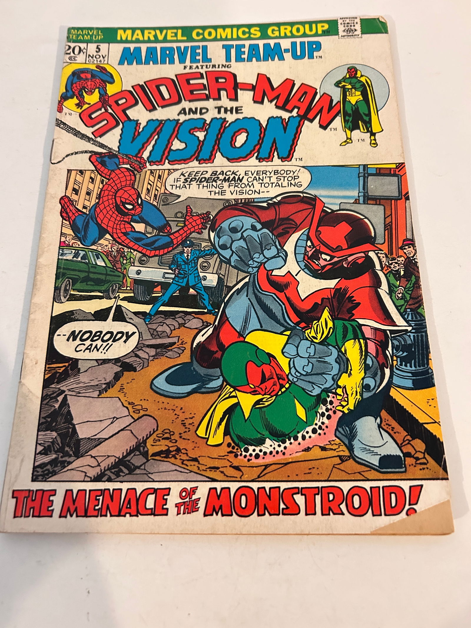 Vintage Comic Book Marvel Team-Up # 5 (1 of 2)