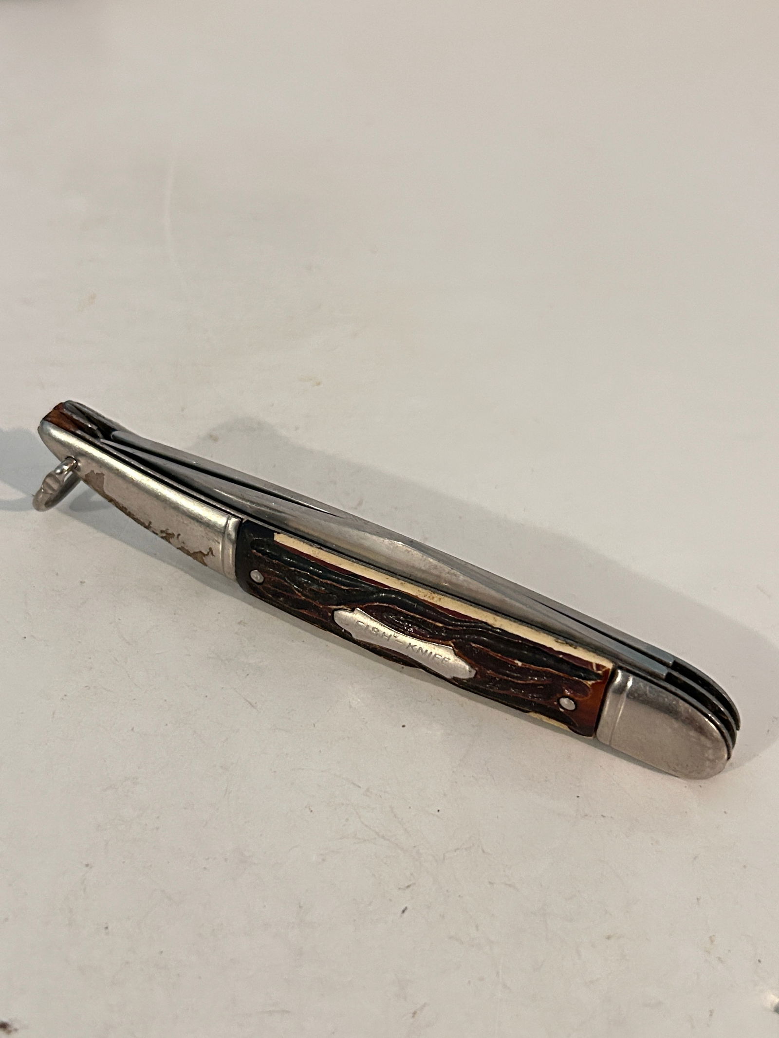 Vintage Colonial Prov. USA Folding Fish Knife (1 of 5)