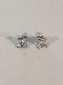 Vintage Sterling Silver post Earrings