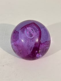 Vintage Glass Paper Weight