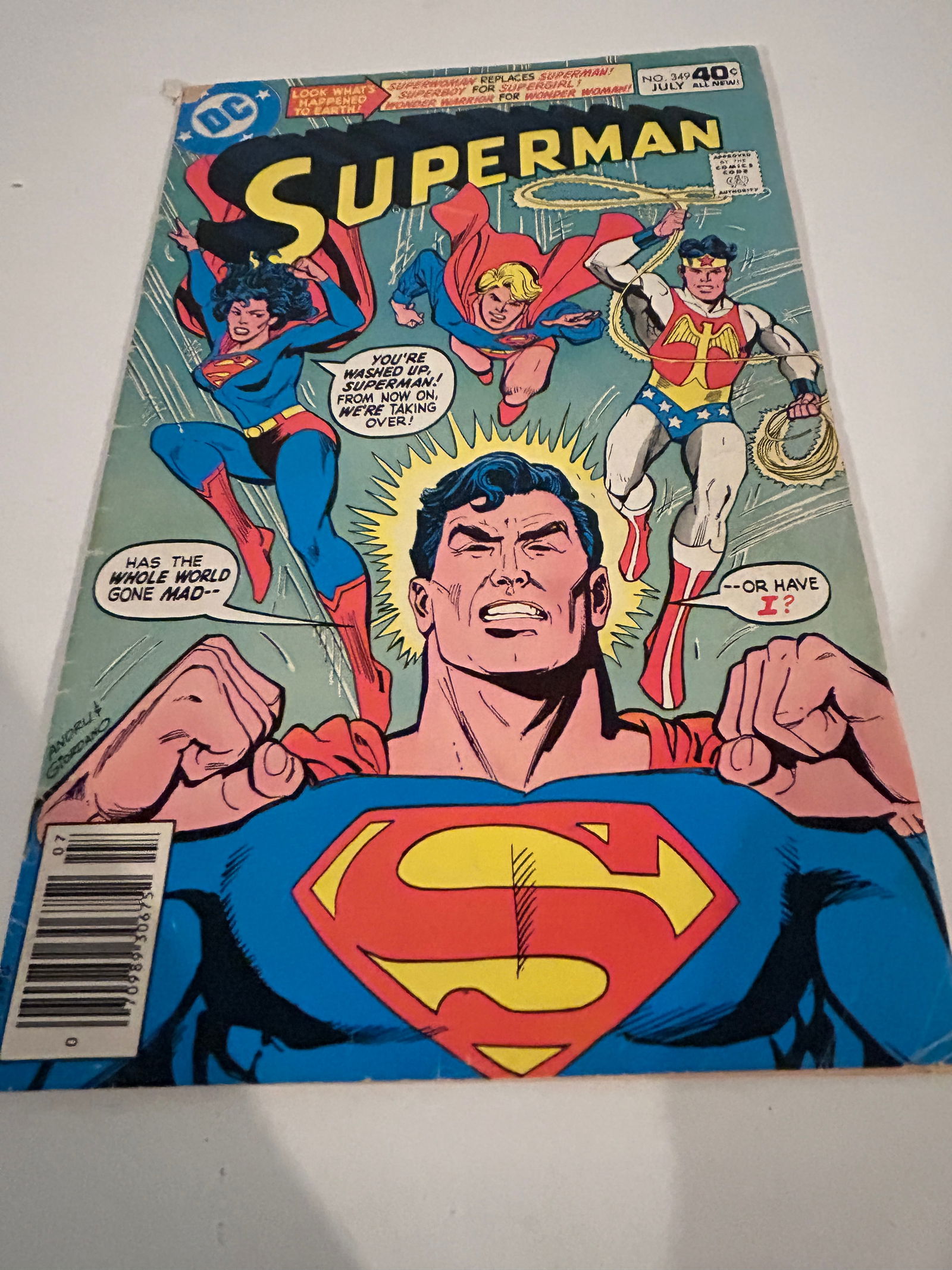Vintage Comic Book Superman # 349: Vintage Comic Book Superman # 349 Please view all photos as they are part of the description and condition of this Item, Feel free to contact me with questions or picture requests! Used Item AS IS