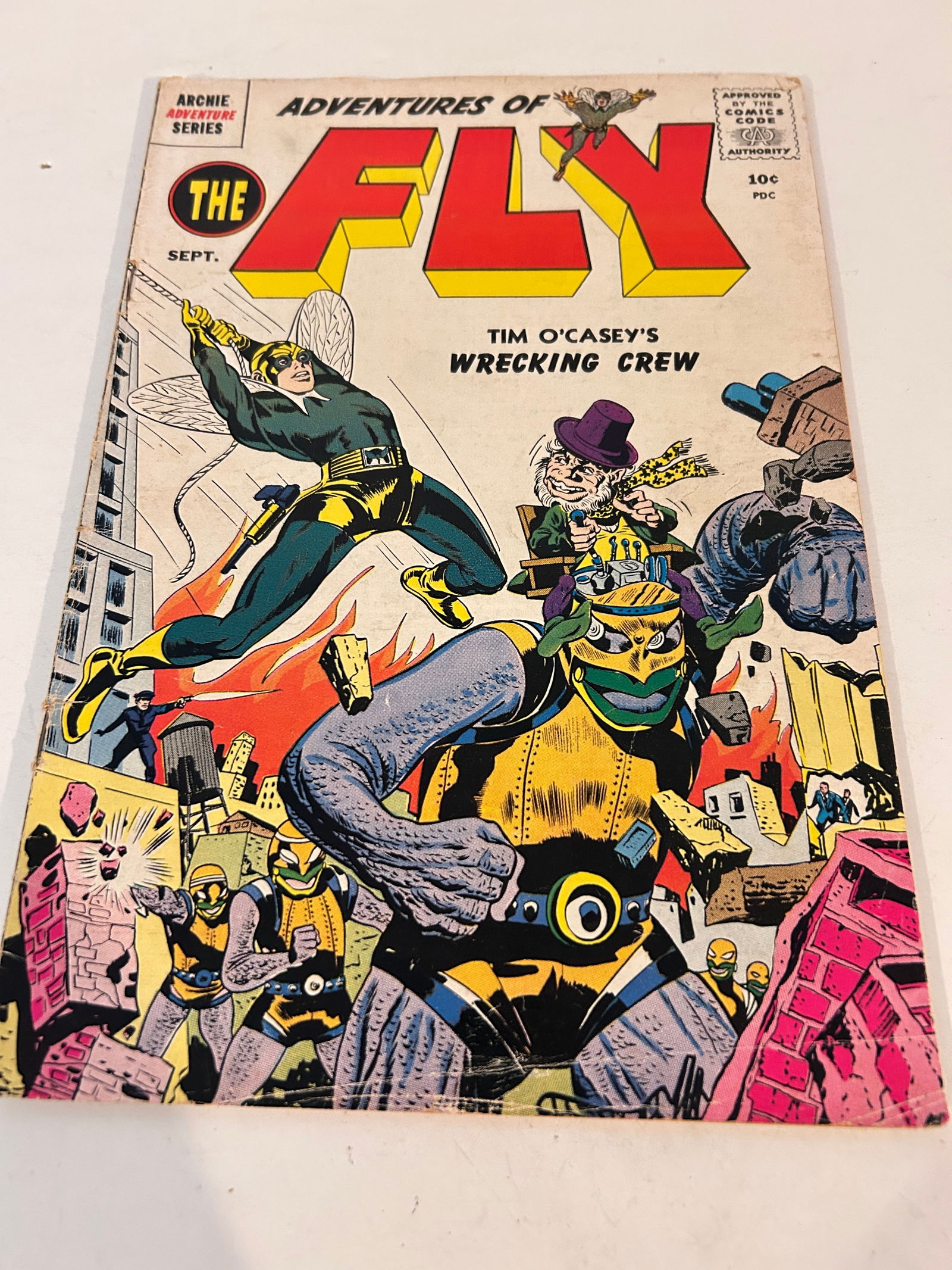 Vintage Comic Book Adventures of the FLY # 2 (1 of 2)