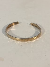 Vintage Sterling Silver Modernist Bracelet 7"