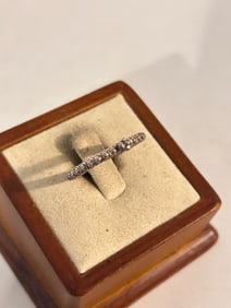 Vintage Barbara Bixby Sterling Silver Ring Size 8 missing 1 stone