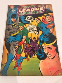 Vintage Comic Book Justice League of America # 66