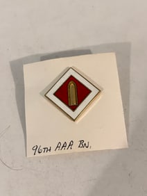 VTG US Army 96th ANTI AIRCRAFT ARTILLERY AAA DUI DI Crest