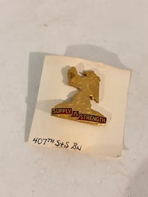 407th Airborne Brigade Support Battalion "Supply Is Strength Pin