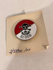 US Army 2nd BN 509th Airborne Infantry Recon Platoon Pin
