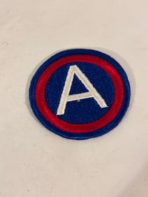 WWII US 3rd Army Double Blue Border  Patch